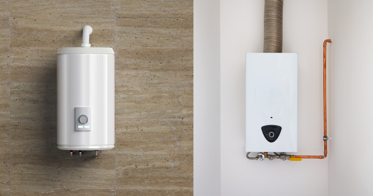 electric vs gas tankless water heater
